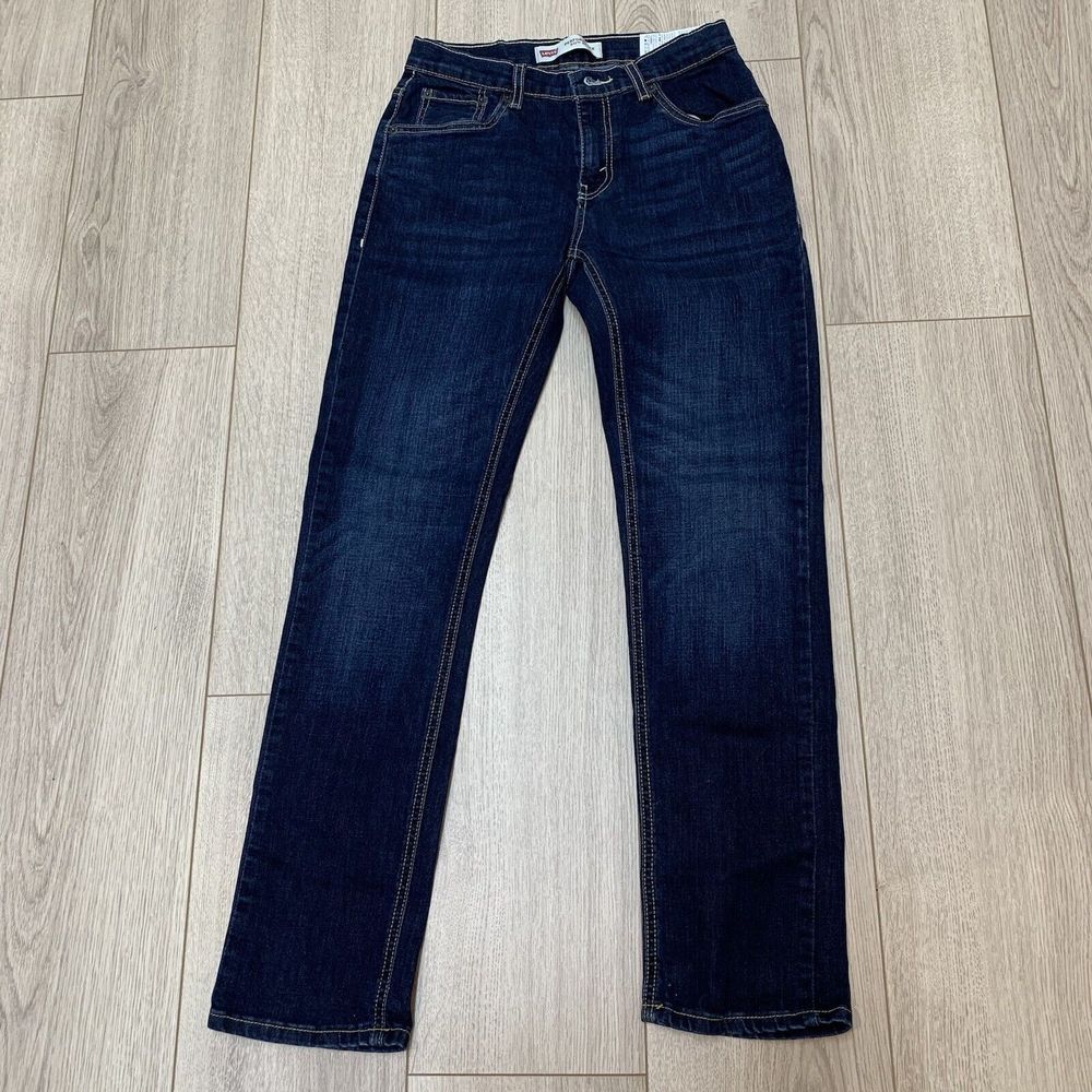 Levis 511 Womens Jeans 16 Slim Reg 28x30 Blue Straight Leg